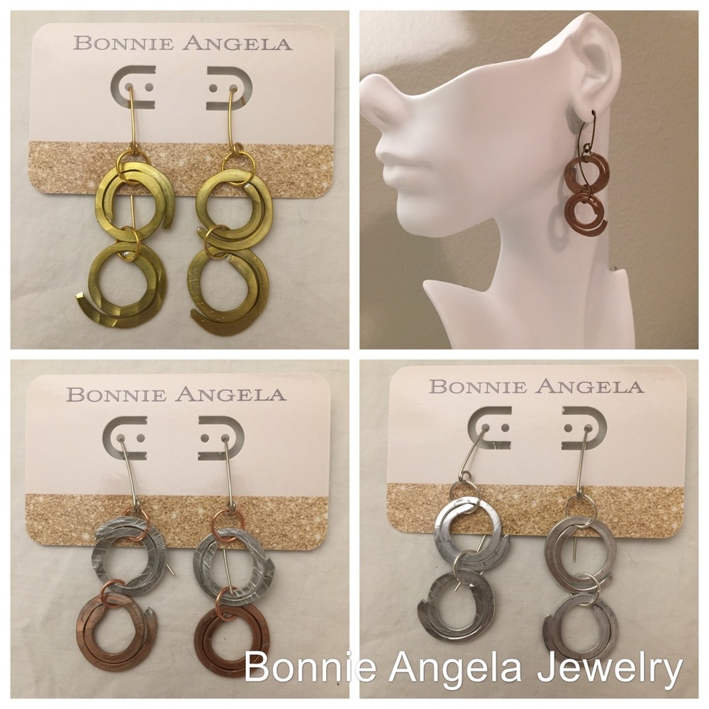 Small Circles and Circles Earrings